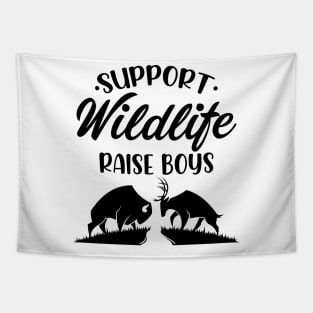 Funny Mom of Boys Gift IDea Tapestry