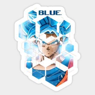 Super Saiyan Blue Evolution Vegeta Sticker – sevenstarperlers