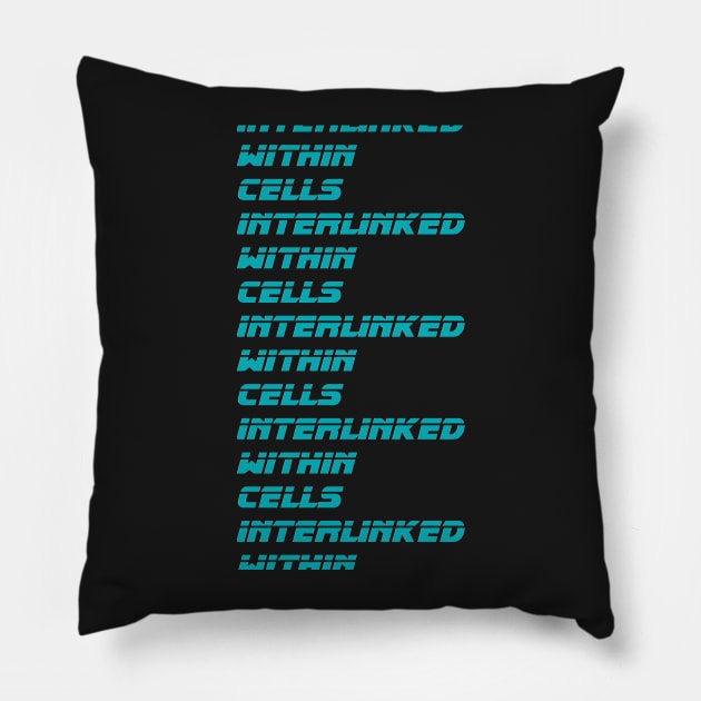 Cells Interlinked Within Cells Pillow by bevilacq12