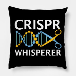 CRISPR Whisperer - DNA Biotechnology and Therapeutics Design Pillow