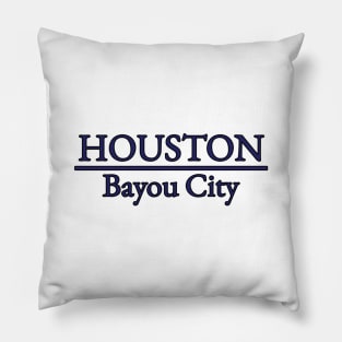 Houston - Bayou City - Texas Pillow