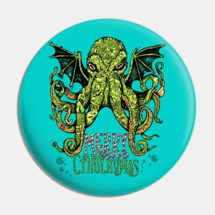 Merry Cthulhumas Pin