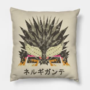 Monster Hunter World Nergigante Kanji Icon Pillow