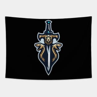 black sword of moe variant Tapestry