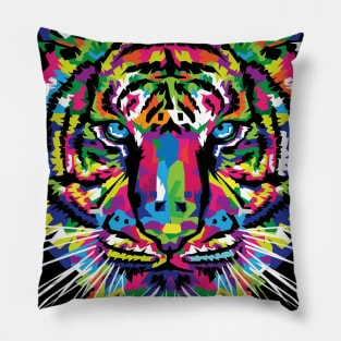 Neon Tiger Pillow
