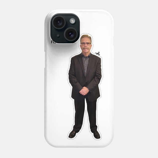 Cut out your very own FLAT RONNIE! Phone Case by Howchie