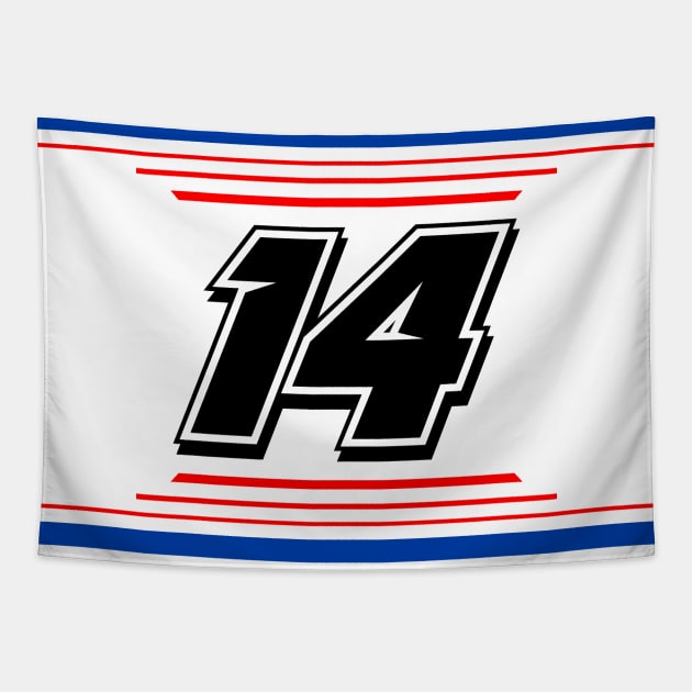RC Enerson #14 2024 NASCAR Design Tapestry by AR Designs 