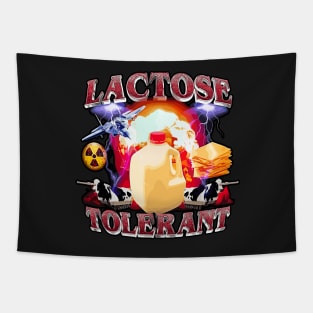 Lactose Tolerant Funny Meme Design Tapestry