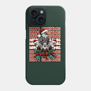 Happy Christmas Eagle Family Phone Case