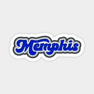 Retro Memphis Script Magnet