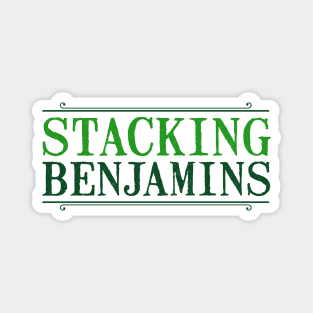 The Stacking Benjamins Logo Magnet