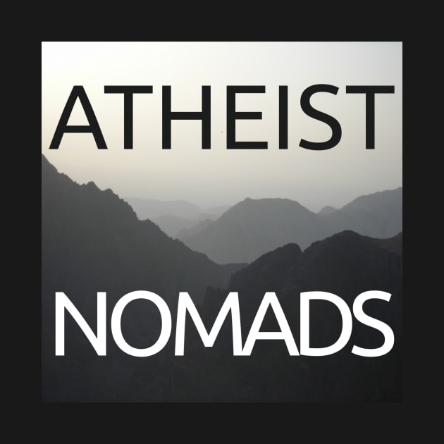 Atheist Nomads Logo by Humanists Take on the World Podcast