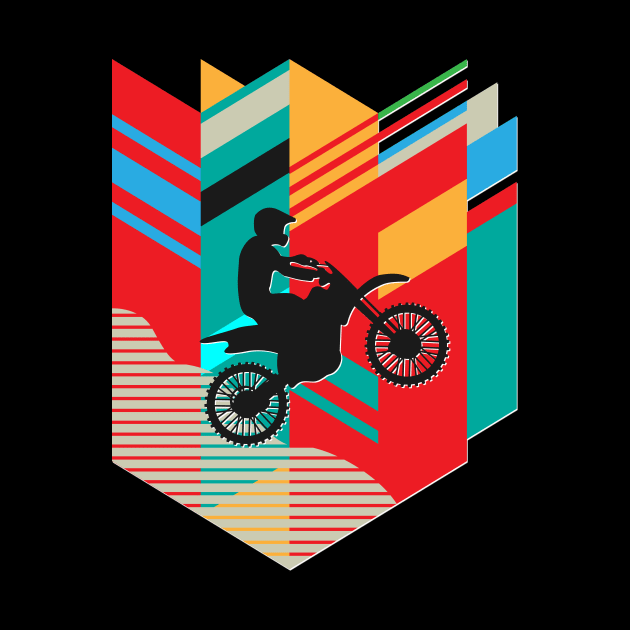 Cool Vintage Motocross Design by vpdesigns