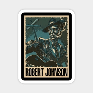 Fabled Folklore Robert Johnson's Mythical Musical Legacy Magnet