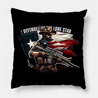 texas state warrior Pillow