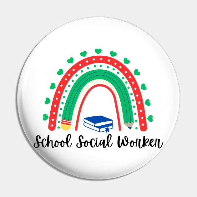 School Social Worker Pin by Adisa_store