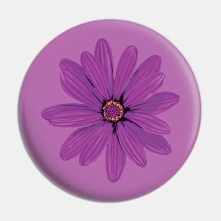 Aesthetic Purple flower Pin