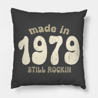 Made in 1979 still rocking vintage numbers Pillow