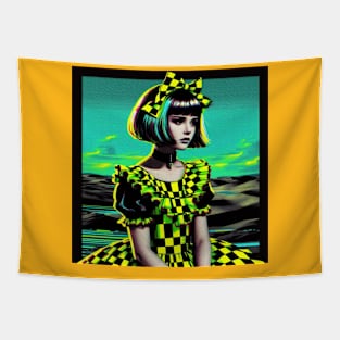 Harlequin Girl Tapestry