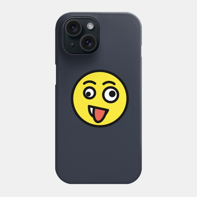 Zany Face Phone Case by Quotes2Wear