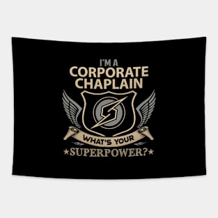 Corporate Chaplain T Shirt - Superpower Gift Item Tee Tapestry