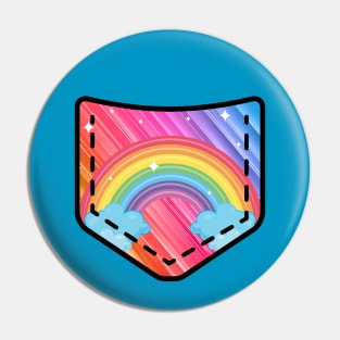 Rainbow Pocket Pin