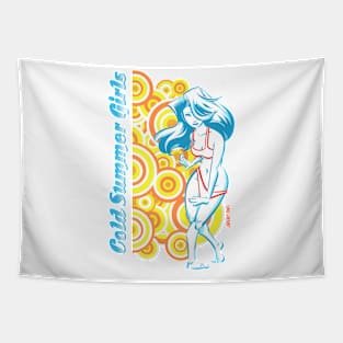 Cold Summer Girls Tapestry