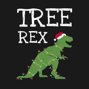 Tree-Rex Shirt Funny Christmas Dinosaur T-Shirt