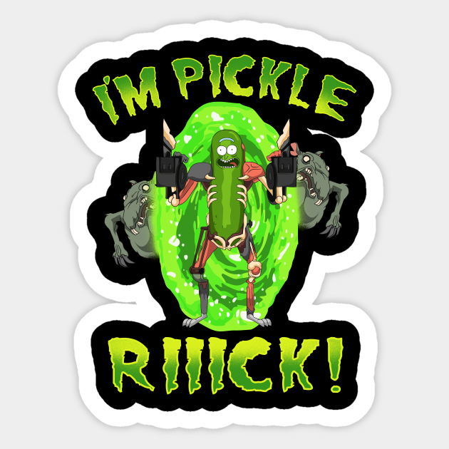 Im Pickle Rick Png Rick And Morty I M Pickle Rick I M Pickle Riiick Rick And Morty Sticker Teepublic rick and morty i m pickle rick i m pickle riiick