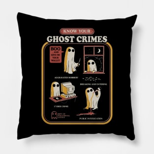 Ghost Crimes Pillow