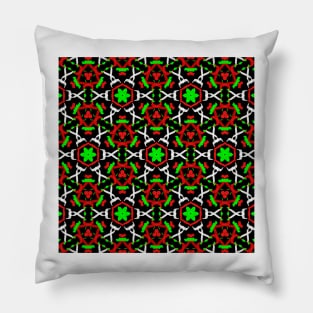 Holly Leaf Pattern Pillow