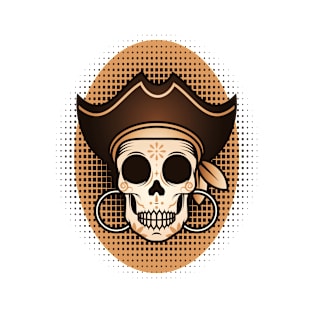 Pirate Sugar Skull T-Shirt