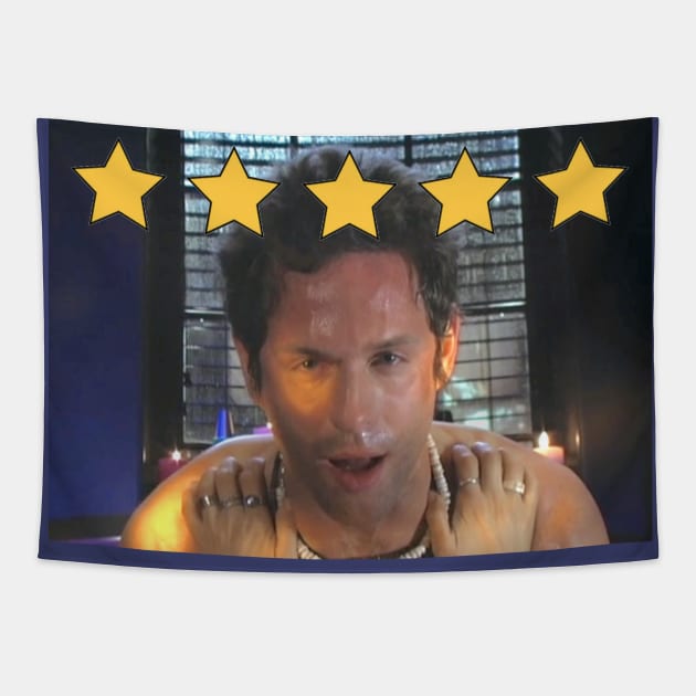 Dennis Reynolds Five Star Man Tapestry by The Curious Cabinet
