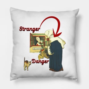 Stranger Danger Snow White Pillow