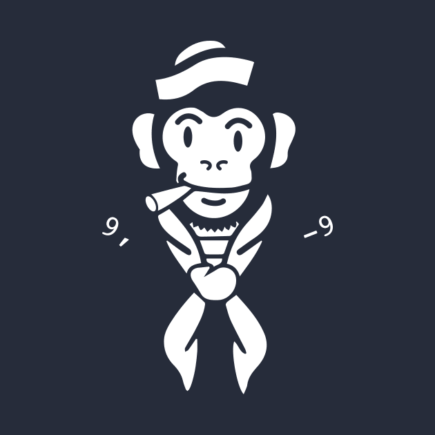 Sailor Monkey - White by thebuggalo