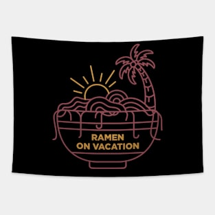 Ramen on Vacation Tapestry