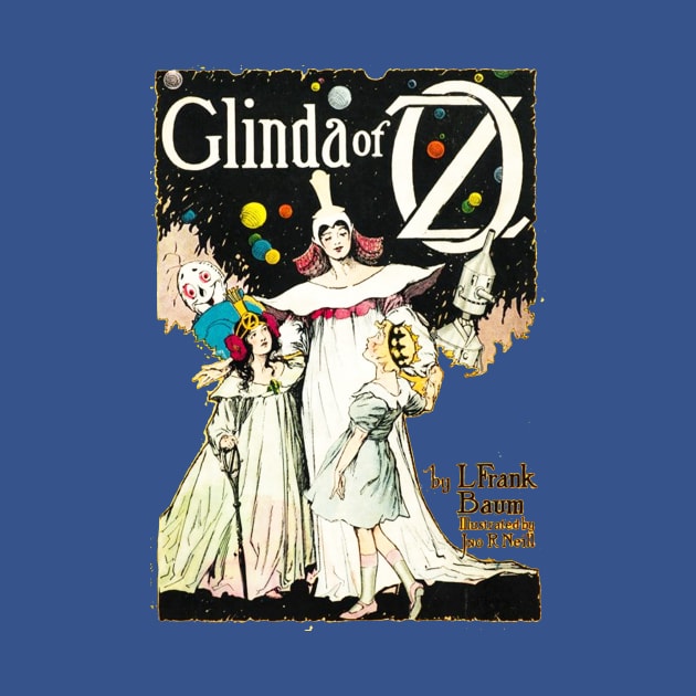 Glinda of Oz L Frank Baum Vintage Book Cover by buythebook86