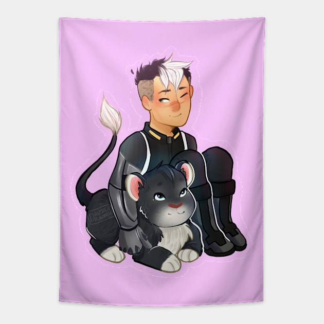 Shiro Tapestry by drizzledrawings