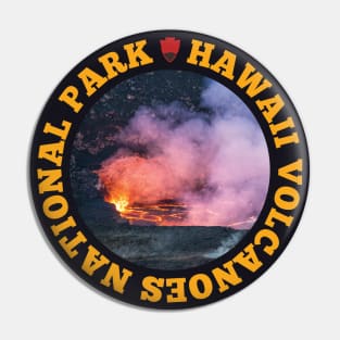 Hawaii Volcanoes National Park circle Pin