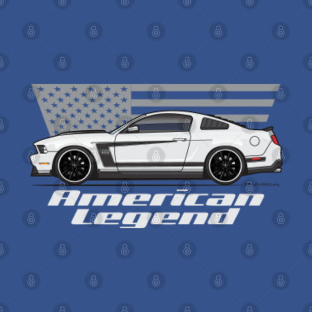 Disover American Legend-White - 2012 Boss 302 - T-Shirt