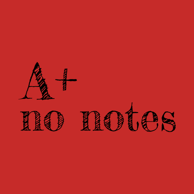 A+ No notes by justNickoli