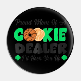 Scout Proud Mom Of A Cookie Dealer Girl Troop Leader Pin