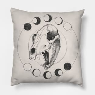 wolf skull Pillow