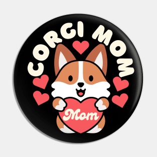 Corgi Mom Pin