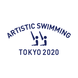 Artistic Swimming Olympics Tokyo 2020 Games pictograms T-Shirt