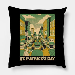 ST Patricks Day vintage look Pillow