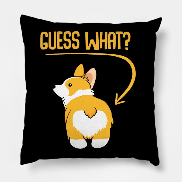 Guess What Pillow by MetropawlitanDesigns