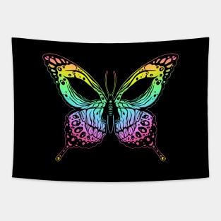 Butterfly skull Tapestry