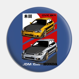 Honda EK9 Art Pin