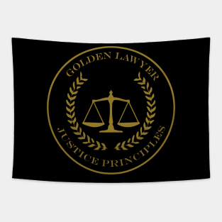 emblem of justice Tapestry